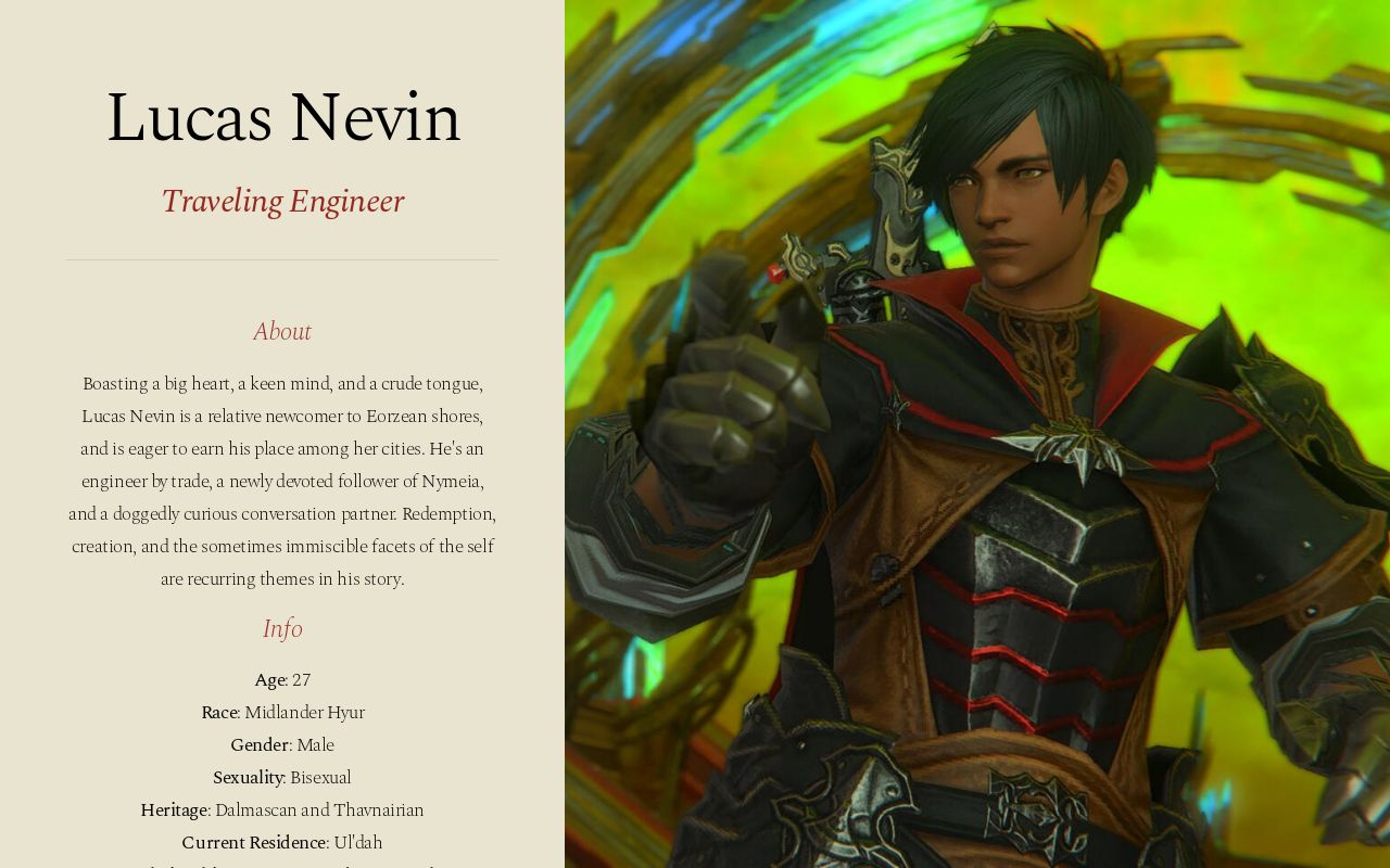 Carrd profile picture for @nevin